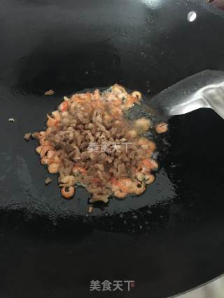 虾仁菜脯的做法步骤：4