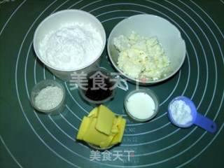 蔓越莓马斯卡彭奶酪司康的做法步骤：1