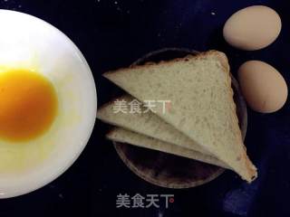 蛋黄吐司煎的做法步骤：1