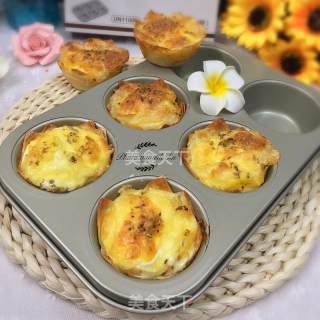肉松鸡蛋芝士挞的做法步骤：9