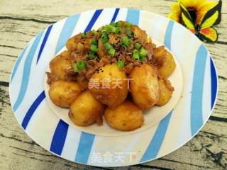 肉末酱香小土豆的做法步骤：10