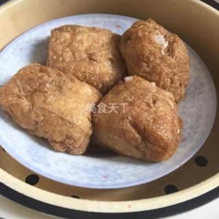 糯米酿豆腐的做法步骤：4