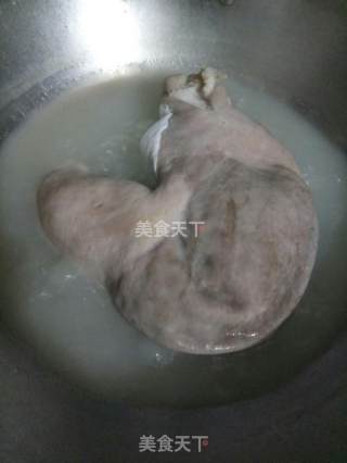 猪肚阴米粥的做法步骤：3