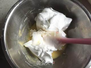 双色拉花戚风蛋糕的做法步骤：10