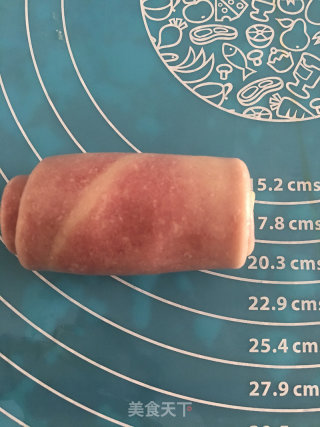 紫薯蛋黄酥和红豆蛋黄酥的做法步骤：21