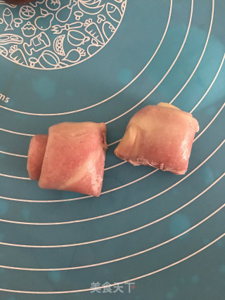 紫薯蛋黄酥和红豆蛋黄酥的做法步骤：23