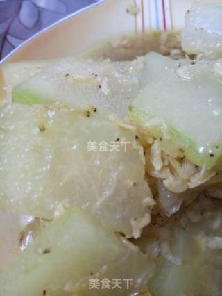 虾皮炒冬瓜的做法步骤：6