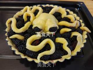 章鱼桑葚派的做法步骤：12