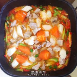 【四叶小馆】鲜烩排骨的做法步骤：10