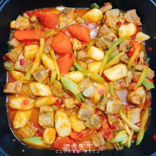 【四叶小馆】鲜烩排骨的做法步骤：11