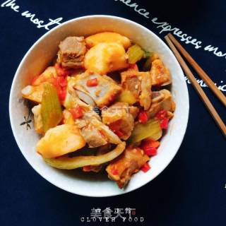 【四叶小馆】鲜烩排骨的做法步骤：13