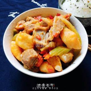 【四叶小馆】鲜烩排骨的做法步骤：14
