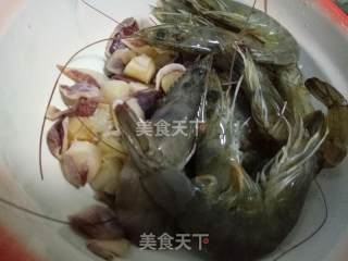 海鲜沙茶面的做法步骤：2