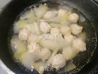 冬瓜肉丸汤的做法步骤：8