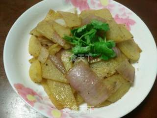 孜然土豆片的做法步骤：5