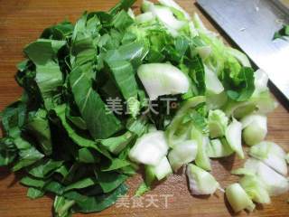 蘑菇炒手捏菜的做法步骤：3