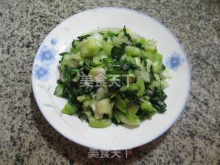 蘑菇炒手捏菜的做法步骤：7