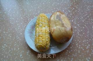玉米莲藕炖排骨的做法步骤：2