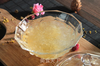 桂花石峰糖燕窝的做法步骤：2