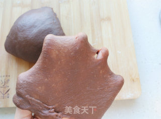 可可麻薯软欧的做法步骤：3
