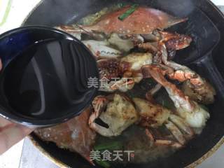 梭子蟹炒年糕的做法步骤：10