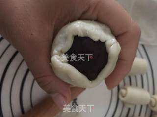 双色蛋黄酥的做法步骤：10