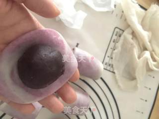 双色蛋黄酥的做法步骤：19