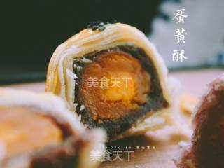 双色蛋黄酥的做法步骤：25
