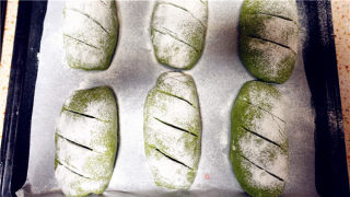 抹茶软欧包的做法步骤：14