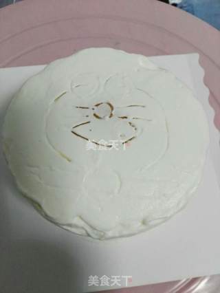 机器猫奶油蛋糕的做法步骤：13