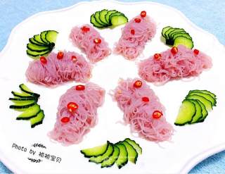 胭脂粉丝扣的做法步骤：13