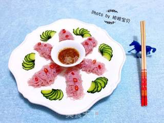胭脂粉丝扣的做法步骤：16