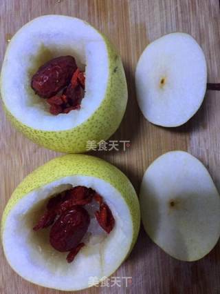 冰糖炖梨的做法步骤：3