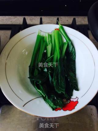 白灼菜心的做法步骤：4