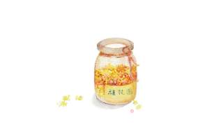 手绘：满城桂花香，就没有想过用它给自己加道菜吗？的做法步骤：4