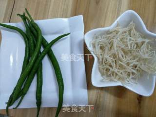豆豉青椒银鱼的做法步骤：1