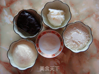 中式点心海棠酥（非油炸版）的做法步骤：1