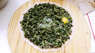 鸡蛋韭菜粉条馅菜馍（驻马店特色）的做法步骤：9