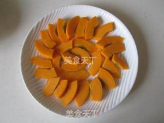 桂花南瓜蒸百合的做法步骤：3