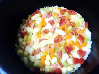 懒人五色饭的做法步骤：4
