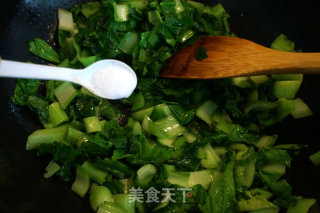 猪油炒青菜的做法步骤：6