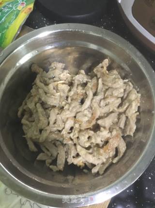 京酱肉丝的做法步骤：4