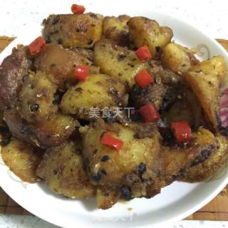 豉香麻辣土豆块的做法步骤：4
