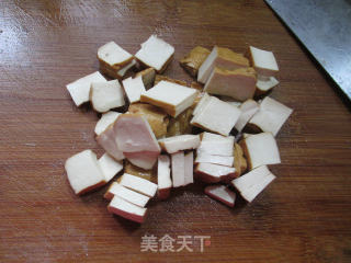 香干炒手捏菜的做法步骤：2