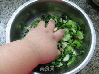 香干炒手捏菜的做法步骤：4
