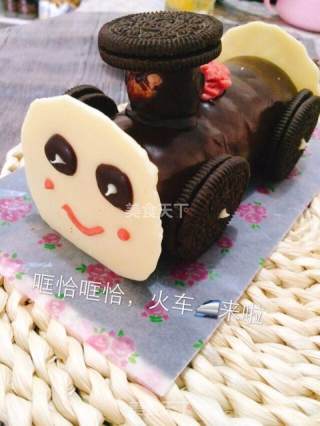 托马斯火车蛋糕的做法步骤：11
