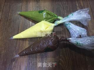 三色玛德琳蛋糕的做法步骤：8