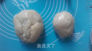网红蛋黄酥——麻薯肉松蛋黄酥的做法步骤：5