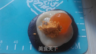 网红蛋黄酥——麻薯肉松蛋黄酥的做法步骤：7