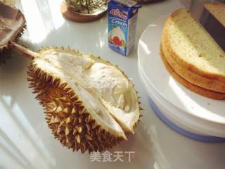 美貌榴莲裸蛋糕的做法步骤：3